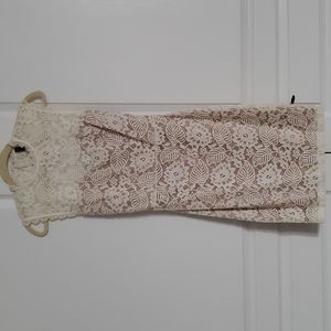 Marciano Open Back Lace Dress